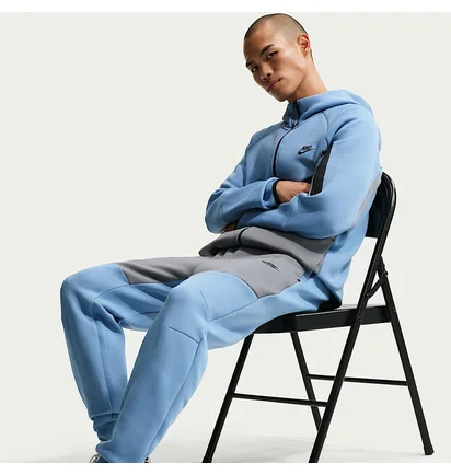 Штани чоловічі Nike Tech Fleece Blue/Green HV0959-486