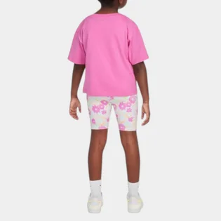 Спортивний костюм дитячий Nike Flow-Ral Aop Bike Short Se Pink/White 36M848-P23