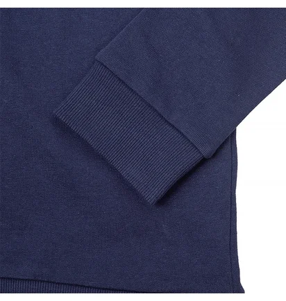 Худи женское Jeep Hooded Cropped Sweatshirt Striped Print Blue O102609-A184