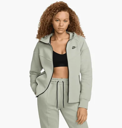 Толстовка женская Nike Tech Fleece Windrunner Grey FB8338-370
