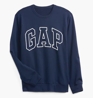 Свитшот мужской Gap Logo Sweatshirt Blue 457230001