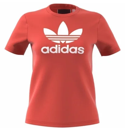 Футболка женская Adidas Trefoil Orange CV9890