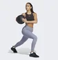 Леггинсы женские Adidas Optime Stash Pocket High-Waisted 7/8 Leggings Violet Hr5442
