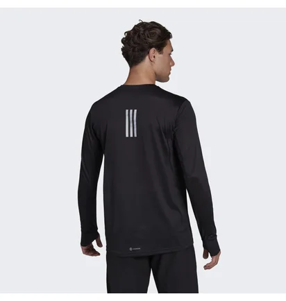 Лонгслів чоловічий Adidas Own The Run Long Sleeve Tee Black H58590