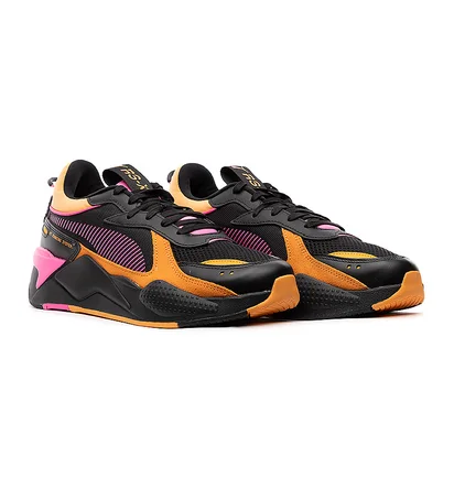 Кроссовки мужские Puma Rsx Reinvention Black/Orange 369579-21