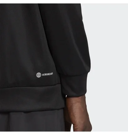 Кофта мужская Adidas Train Essentials Seasonal Training Full-Zip Jacket Black Ib8137