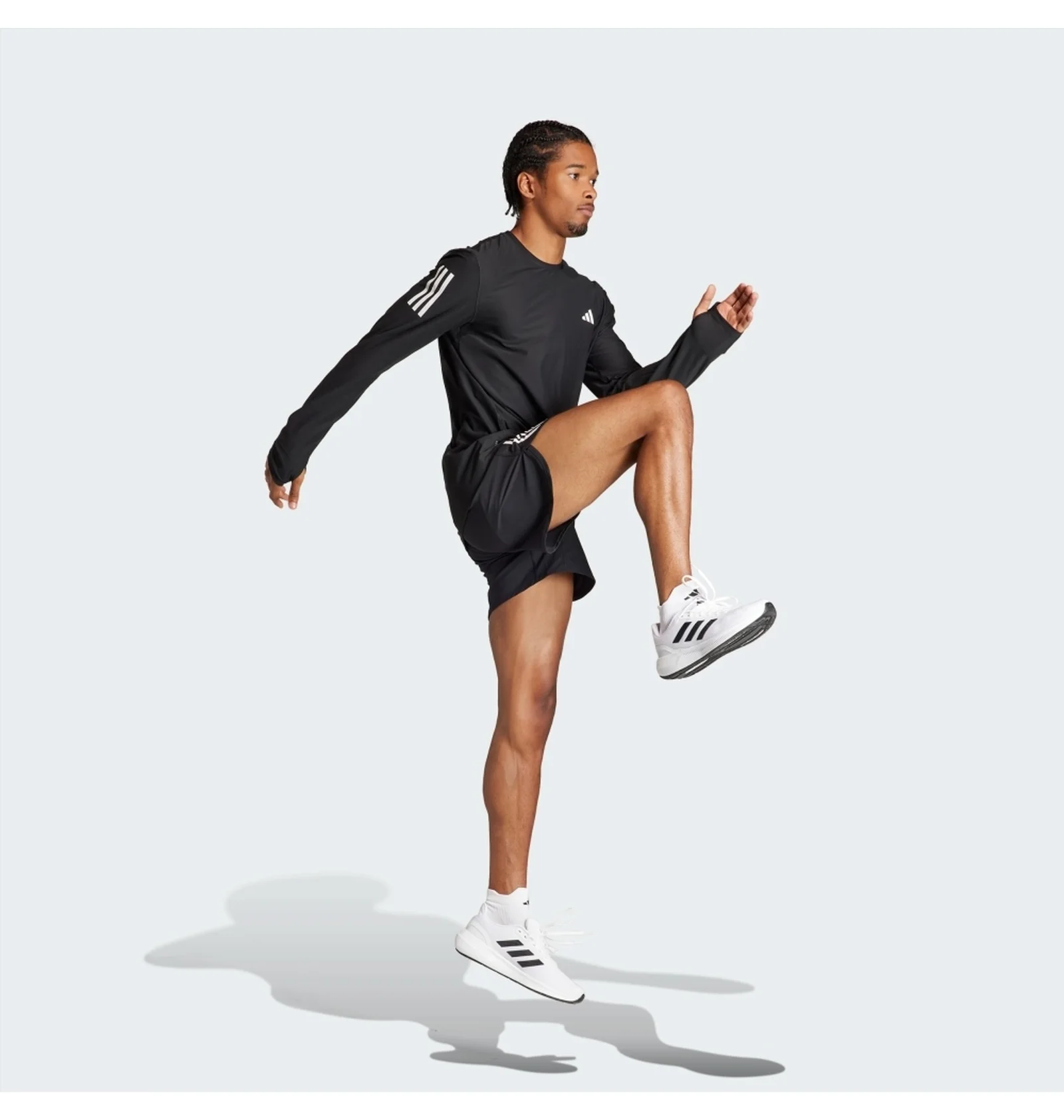ᐉ Лонгслив мужской Adidas Own The Run Long-Sleeve Top Black