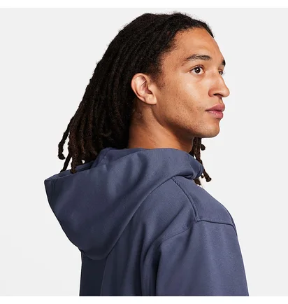 Худи мужское Nike Standard Issue MenS Dri-Fit Pullover Basketball Hoodie Blue DQ5818-437