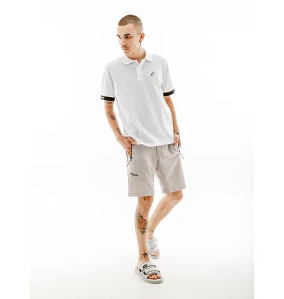 Поло мужское AUSTRALIAN Logos Polo Pique El R-Fit White LSUPO0063-002