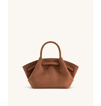 Сумка женская JW PEI Hana Mini Faux Suede Tote Bag Brown BB2024BG83441JWP