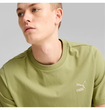 Футболка мужская Puma Classics Small Logo Tee Olive 679187-40