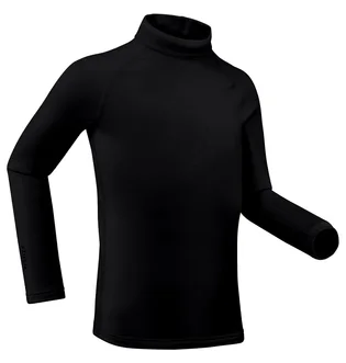 Лонгслив детский Wedze Ski Thermal Base Layer Black 8808978