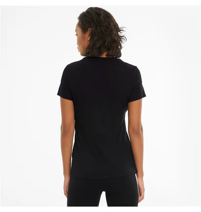 Футболка женская Puma T-Shirt Classics Logo Black 530076-01