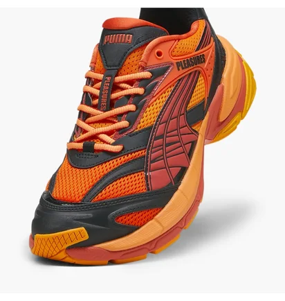 Кроссовки унисекс Puma X Pleasures Velophasis Layers Orange/Black 393301-02