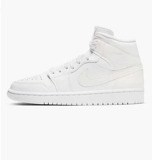 Кроссовки женские Air Jordan 1 Mid White Bq6472-112