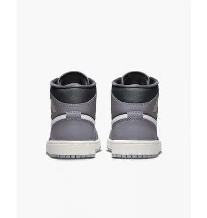 Кроссовки женские Air Jordan 1 Mid Grey Bq6472-022