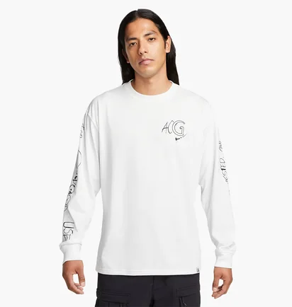 Лонгслив мужской Nike Acg MenS Long-Sleeve T-Shirt White FJ2135-121