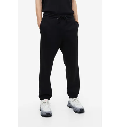 Штани чоловічі H&M Relaxed Fit Sweatpants Black 1012056001