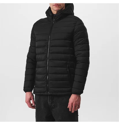 Куртка чоловіча Soulcal Micro Bubble Black 608830-03