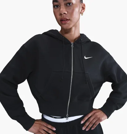Толстовка жіноча Nike Sportswear Phoenix Fleece Black HV2426-010