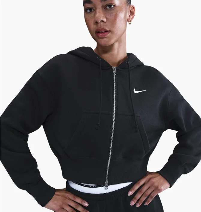 Толстовка жіноча Nike Sportswear Phoenix Fleece Black HV2426-010