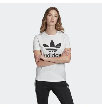 Футболка женская Adidas Originals Trefoil Tee White FM3306