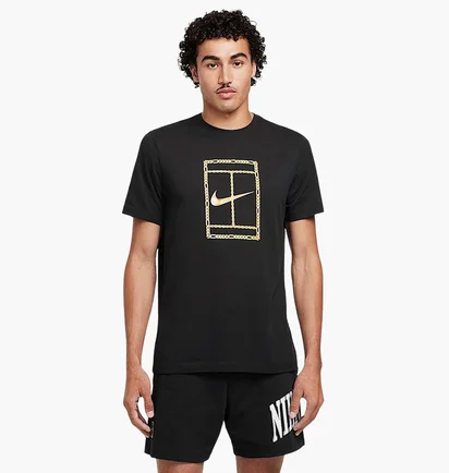 Футболка чоловіча Nike Court Heritage MenS Tennis T-Shirt Black HF6217-010