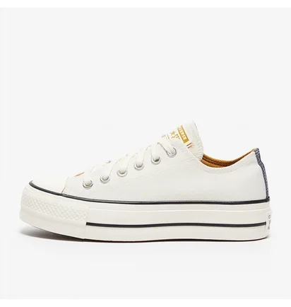 Кеды женские Converse Chuck Taylor All Star Lift Platform Denim Fashion White A03829C