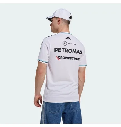 Футболка чоловіча Adidas Mercedes - Amg Petronas Formula One Team Driver Authentic White JX5795