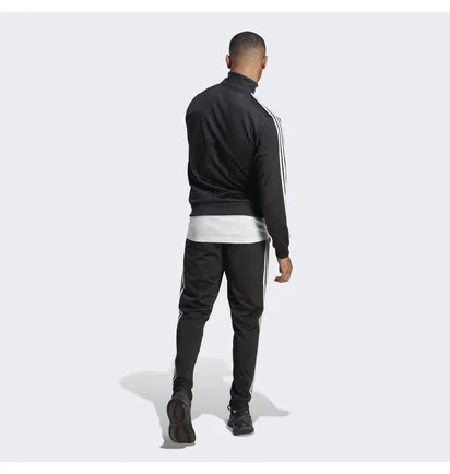 Спортивний костюм чоловічий Adidas Sportswear Basic 3-Stripes Tricot Track Suit Set Black Ic6747