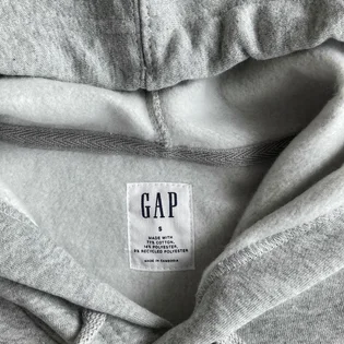 Худи мужское Gap Logo Hoodie Light Heather Grey 510981021