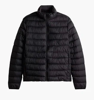 Куртка мужская H&M Pufferjack – Slim Fit Black 1256405001