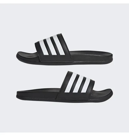 Тапочки унисекс Adidas Adilette Comfort Slides Black/White Gz5891