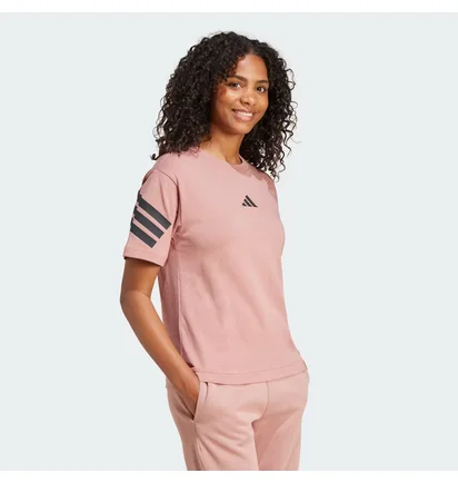 Футболка жіноча Adidas Future Icons 3-Stripes Sportswear Beige JE0244