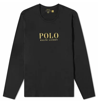 Лонгслів чоловічий Polo Ralph Lauren Long Sleeve Logo Lounge Tee Black 714862600004