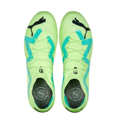 Бутсы унисекс Puma Future Ultimate Low Fg/Ag Green 107169-03