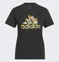 Футболка женская Adidas Floral Badge Of Sport Graphic Tee Black HR5320