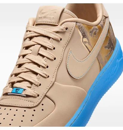 Кроссовки мужские Nike Air Force 1 Low Protro MenS Shoes Beige/Blue IH1018-200