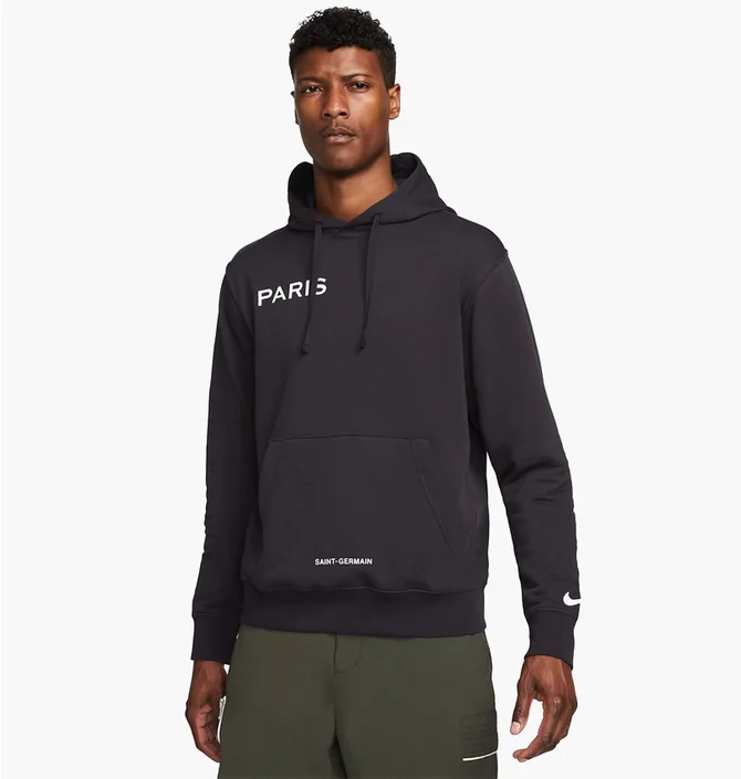 Худі чоловіче Nike Paris Saint Germain Frnch Hoodie Black DN1317-080