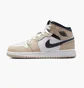 Кросівки дитячі Air Jordan 1 Mid Beige/White DQ8423-153