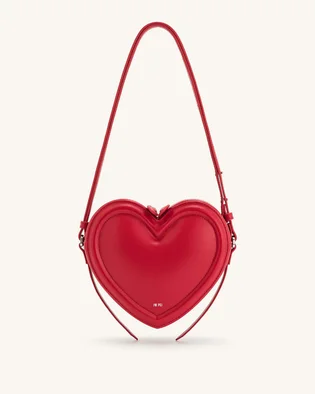 Сумка жіноча JW PEI Arlene Heart Shaped Bag Red BB2024BG97368JWP