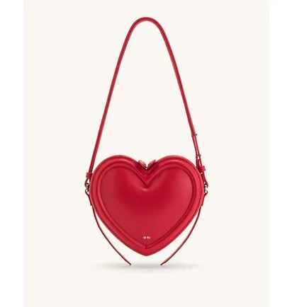 Сумка жіноча JW PEI Arlene Heart Shaped Bag Red BB2024BG97368JWP
