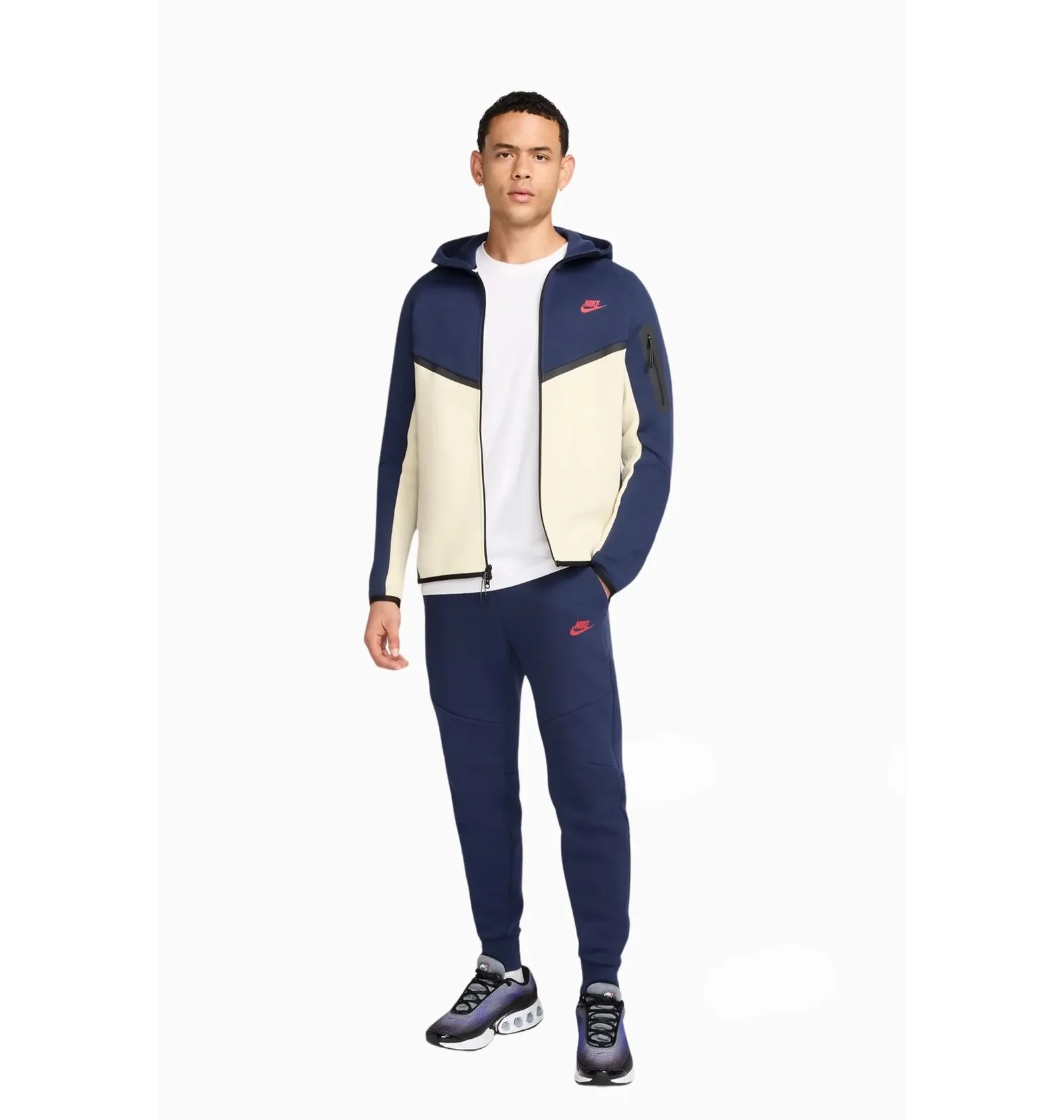 ᐉ Толстовка мужская Nike Tech Fleece 2024 Blue/Beige HV6512-410