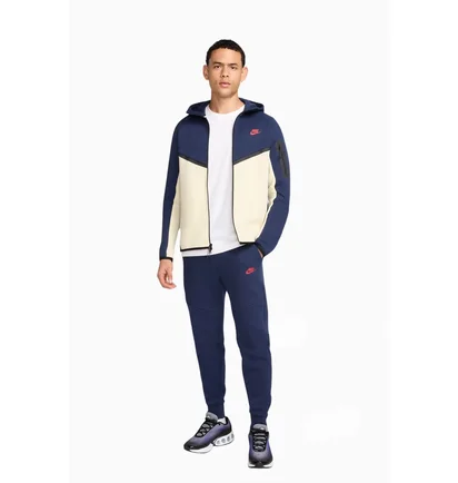Толстовка мужская Nike Tech Fleece 2024 Blue/Beige HV6512-410
