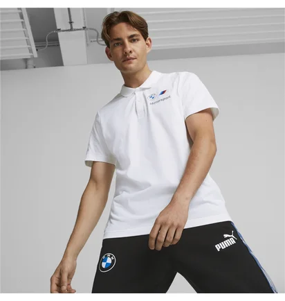 Поло мужское Puma Bmw M Motorsport Essentials Polo White 536245-02