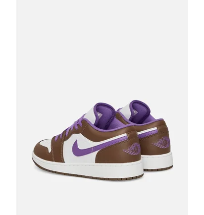 Кросівки дитячі Nike Air Jordan 1 Low Se (Gs) Sneakers Brown/White 553560-215