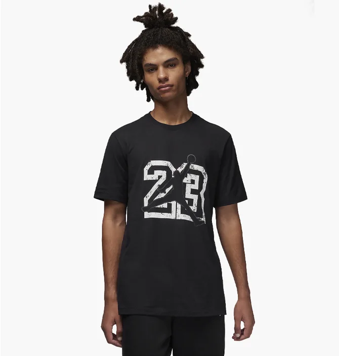 Футболка мужская Air Jordan Flt Ess Jm Crew Black FB7394-011