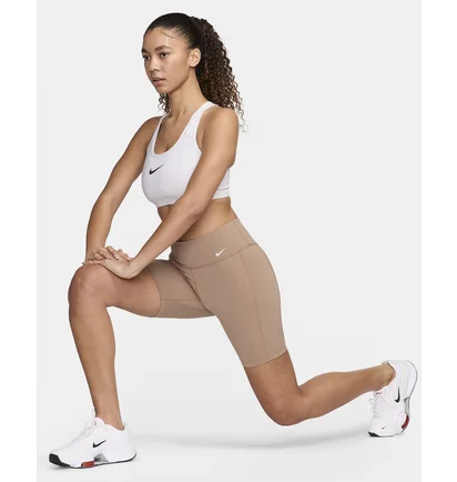 Шорты женские Nike One Leak Protection Brown DZ5312-283