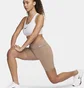 Шорты женские Nike One Leak Protection Brown DZ5312-283