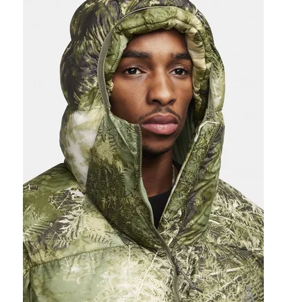 Пуховик унісекс Nike Acg Lunar Lake Puffer Therma-Fit Adv Loose Hooded Jacket Green FB8121-386